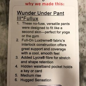 lululemon athletica Pants - Lululemon Winder Under Pant Sz 6 SRMB lululemon athletica Pants - Lululemon Winder Under Pant Sz 6 SRMB